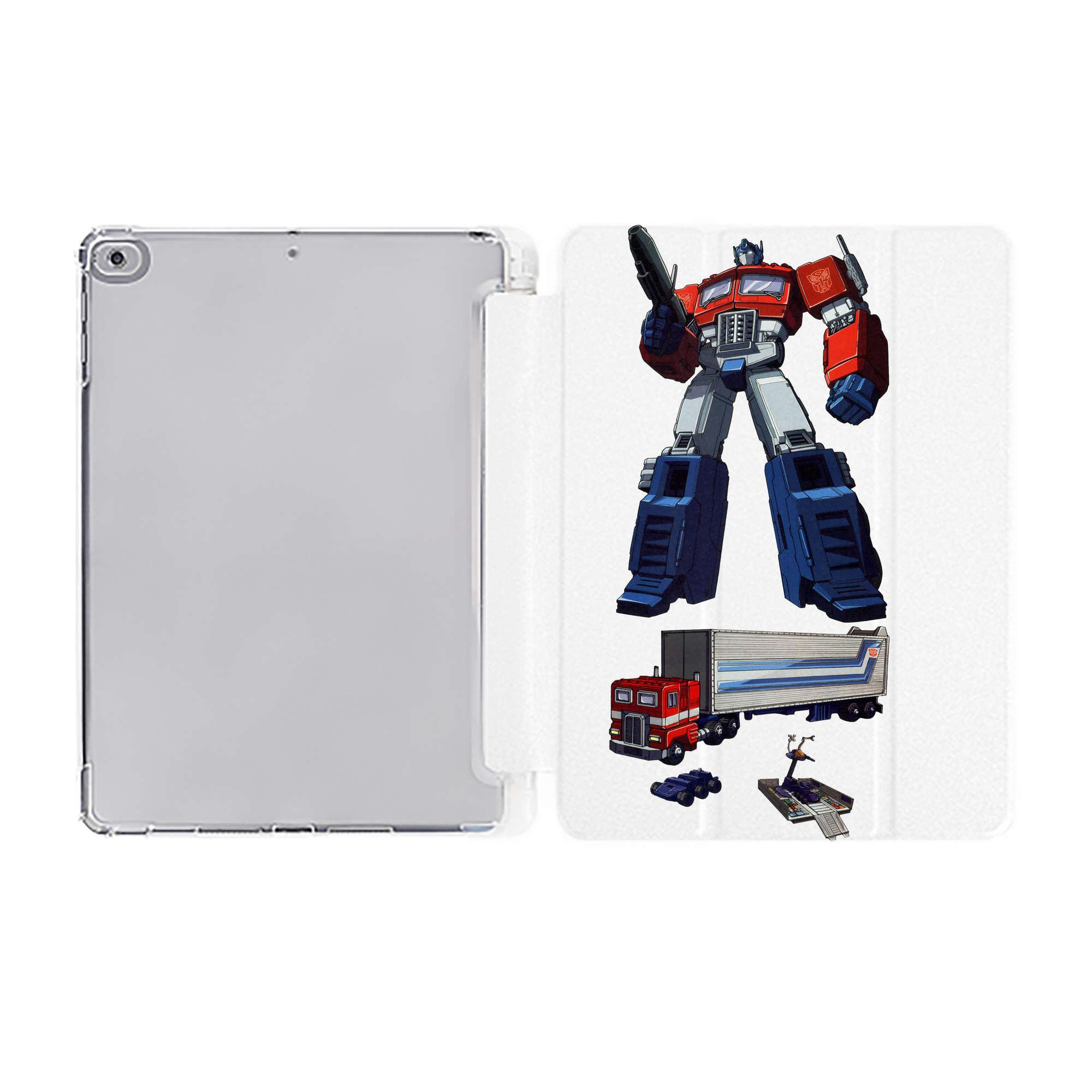 （画像用）  IPad ケース ペン収納付き 三つ折りスタンド PUレザー×シリコン 対応機種9.5/10.5/10.9インチ
